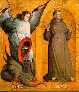 Juan de Flandes Saints Michael and Francis France oil painting artist